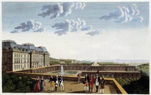 Kasteel van Meudon, circa 1820 - in 