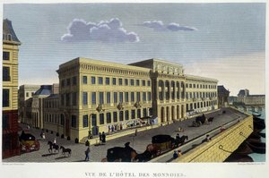 Hôtel des Monnins, rond 1820 in 