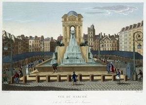 De fontein des Onschuldigen, circa 1820 - in 