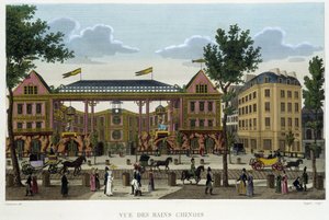 De Chinese baden, circa 1820 in 