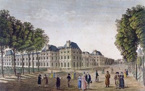 Het Luxemburgpaleis, c.1815-20 door Henri Courvoisier Voisin