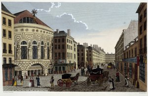 Theater van de Opera Comique, circa 1820 in 