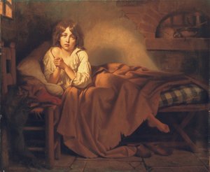 Dauphin Louis XVII in de Tempelgevangenis, 1851