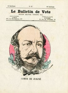 Ballot 2e serie, Satirisch in kleuren: De Juigne Comte - Illustratie door Henri Demare door Henri Demare