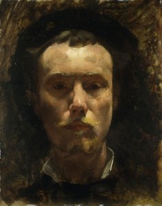 Zelfportret, c.1885 door Henri Edmond Cross