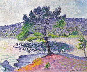 Strand, avond effect, 1902 door Henri Edmond Cross