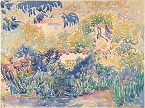 De tuin van de kunstenaar in Saint-Clair, 1904-5
