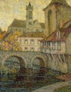 La Porte de Bourgogne, Moret door Henri Eugene Augustin Le Sidaner