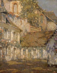 Het Huis onder de Kerk door Henri Eugene Augustin Le Sidaner