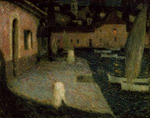 De Kleine Haven, Schemering door Henri Eugene Augustin Le Sidaner