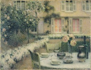 De Tafel in de Witte Tuin in Gerberoy