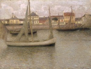 Boten, Heyst door Henri Eugene Le Sidaner