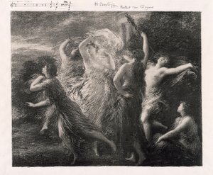 Dans van de Trojanen door Henri Fantin-Latour