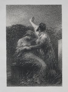 De magiër Baltazar en Fatime door Henri Fantin-Latour