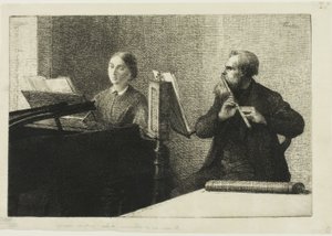 Een stuk van Schumann door Ignace Henri Jean Fantin Latour