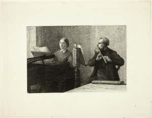 Een stuk van Schumann door Ignace Henri Jean Fantin Latour