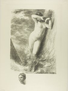 Andromeda door Ignace Henri Jean Fantin Latour