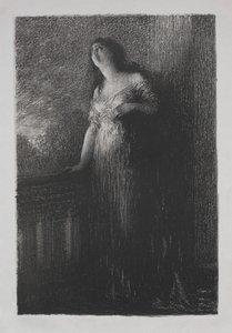 Vertrouwen in de nacht door Ignace Henri Jean Fantin Latour