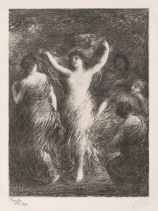 Dansen door Ignace Henri Jean Fantin Latour