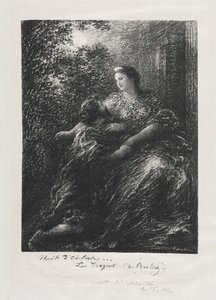 Duet van de Trojanen door Ignace Henri Jean Fantin Latour