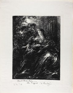 Duet van de Trojanen, zesde plaat door Ignace Henri Jean Fantin Latour