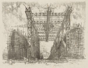 Engels Oorlogswerk: De Kraanbaan (Een Koopvaardijwerf)