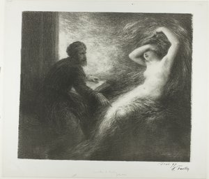 Evocatie van Kundry door Ignace Henri Jean Fantin Latour