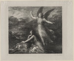 Het paradijs en de Peri door Ignace Henri Jean Fantin Latour