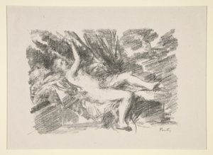 Le Reveil door Ignace Henri Jean Fantin Latour
