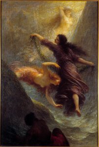 De dochters van de Rijn of het goud van de Rijn door Ignace Henri Jean Fantin Latour