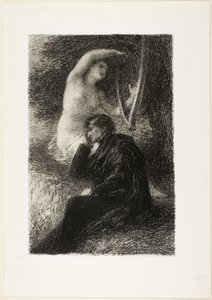 Lélio: De Aeolische Harp, uit Hector Berlioz, zijn leven en werken door Ignace Henri Jean Fantin Latour