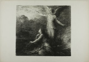 Paradijs en de Peri (Opening), eerste plaat door Ignace Henri Jean Fantin Latour