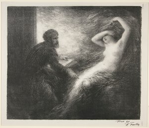 Parsifal: Act II. Oproeping van Kundry door Ignace Henri Jean Fantin Latour