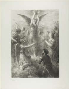 Prelude tot Lohengrin, tweede plaat door Ignace Henri Jean Fantin Latour