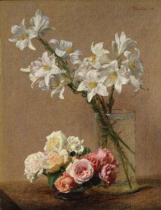 Rozen en lelies, 1888