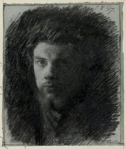 Zelfportret door Ignace Henri Jean Fantin Latour