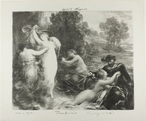 Tannhäuser: Venusberg door Ignace Henri Jean Fantin Latour
