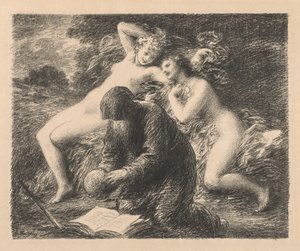 Verleiding van Sint-Antonius door Ignace Henri Jean Fantin Latour