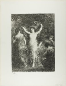 De Dans door Ignace Henri Jean Fantin Latour