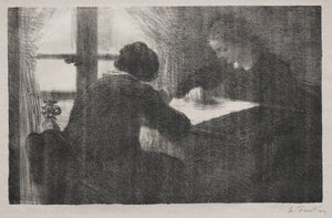 De Borduursters door Ignace Henri Jean Fantin Latour