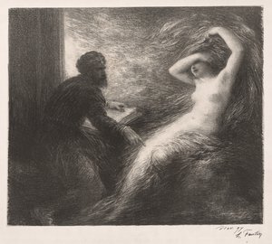 De evocatie van Kundry door Ignace Henri Jean Fantin Latour