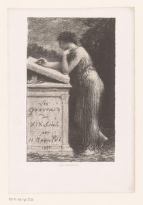 Titelprent voor: Les Graveurs du XIX siècle door Ignace Henri Jean Fantin Latour