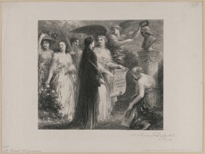 Aan Robert Schumann door Ignace Henri Jean Fantin Latour