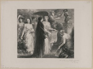 Aan Robert Schumann door Ignace Henri Jean Fantin Latour
