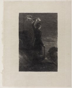 Tristan en Isolde, Act II: Signaal in de Nacht door Ignace Henri Jean Fantin Latour