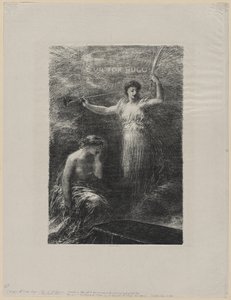 Aan Victor Hugo door Ignace Henri Jean Fantin Latour