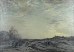 De Voorstad van Parijs in de buurt van de vestingwerken, ca. 1923 door Henri Foreau