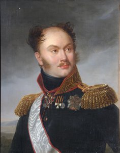 Portret van graaf Mikhail Fyodorovich Orlov 1788-1842 door Henri Françoiss Riesener