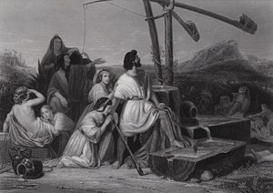 Mozes in het land van Midian