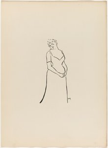 Anna Thibaud, van Le Café-Concert door Henri Gabriel Ibels